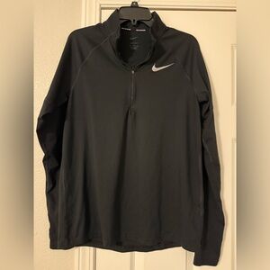 Nike Men's Black Half-Zip Jacket